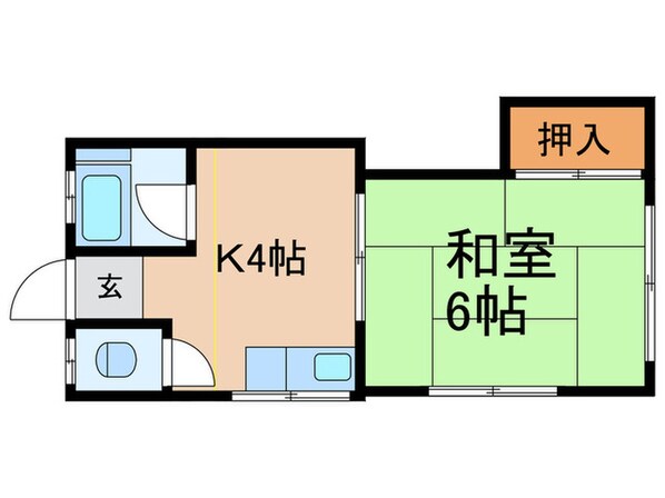 春見荘の物件間取画像